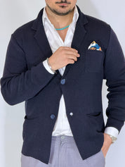 ONE · Cardigan giacca blu