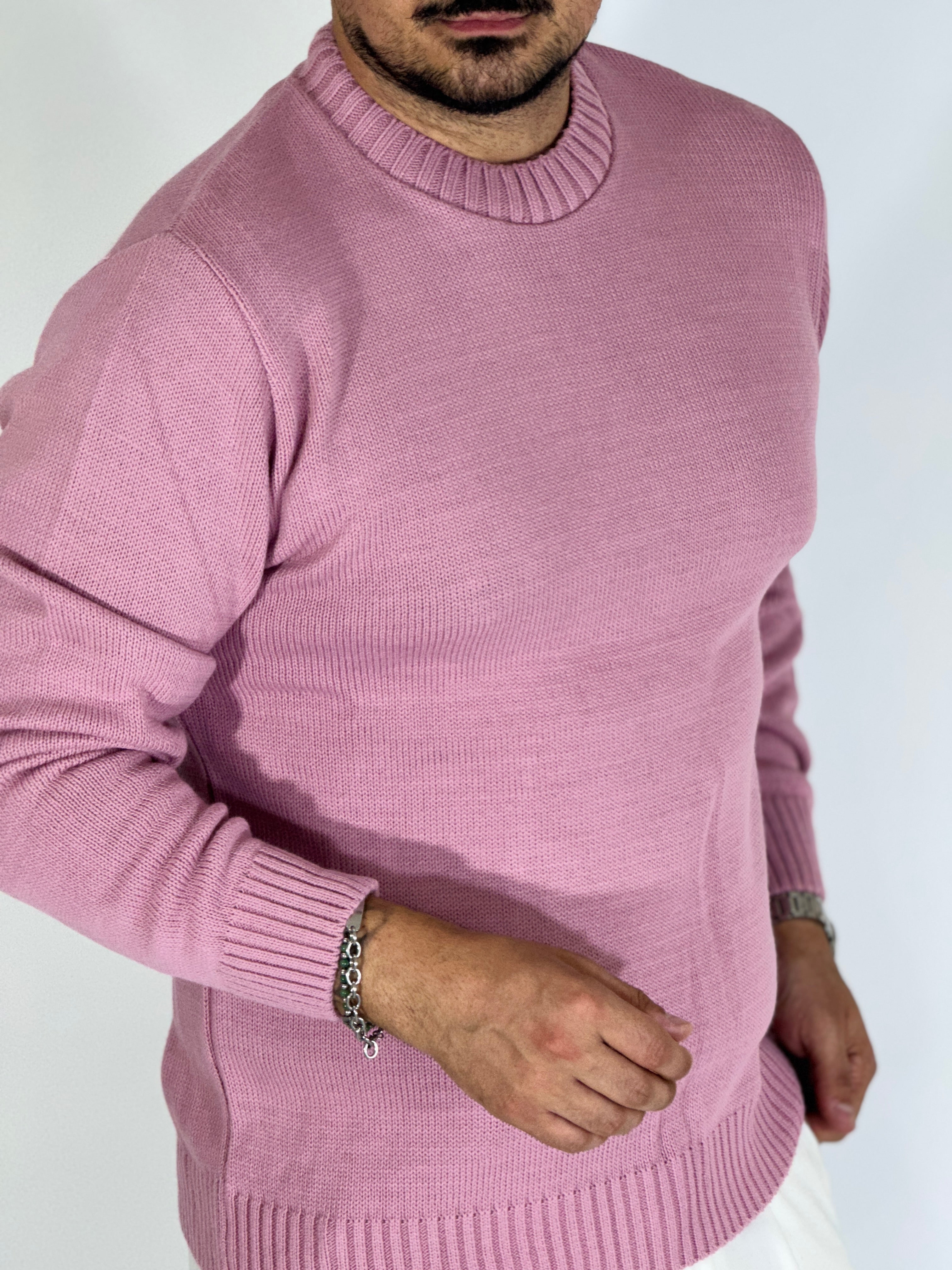 Girocollo basic cipria AD25161