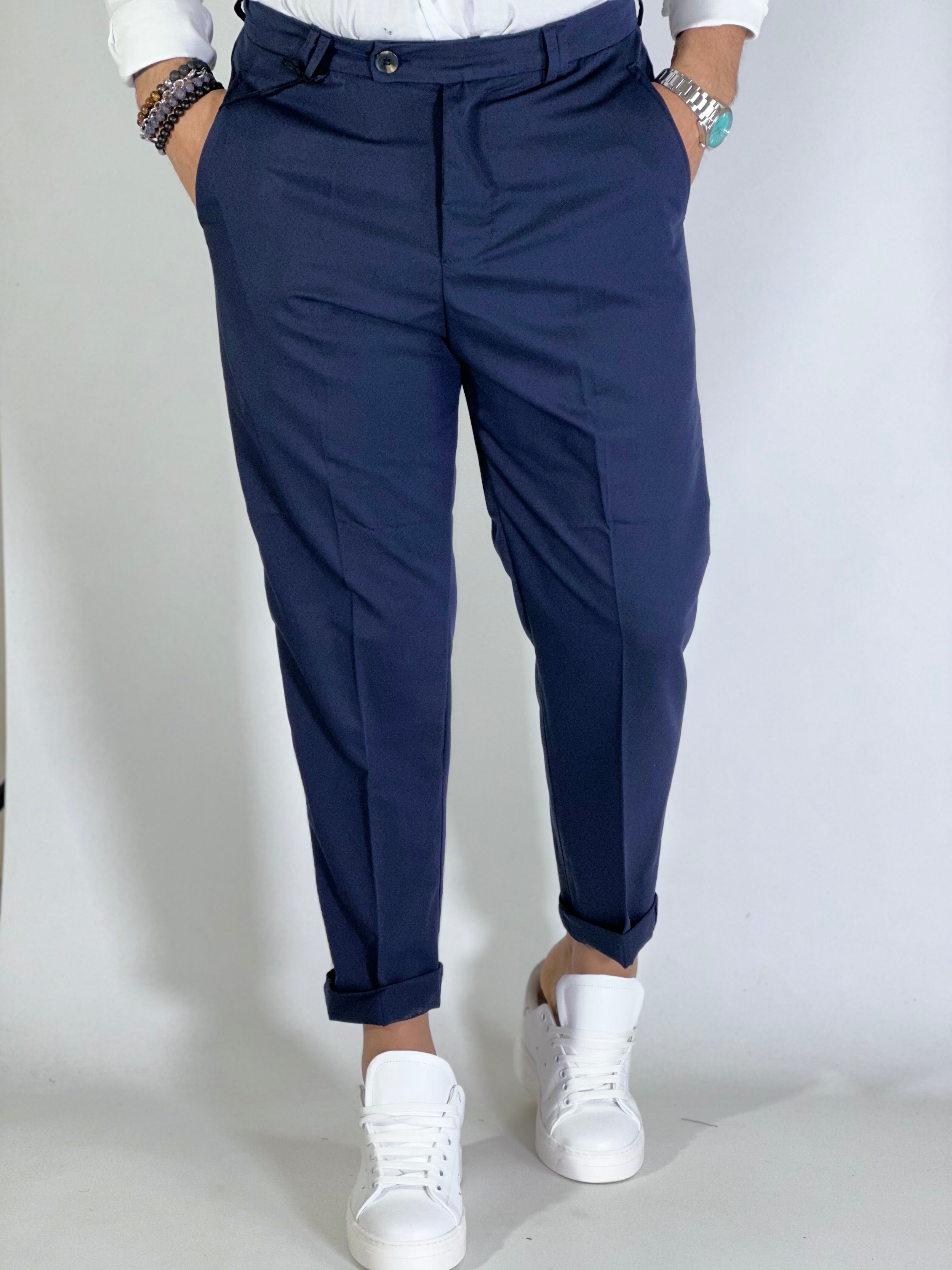Pantalone elegante blu GI206