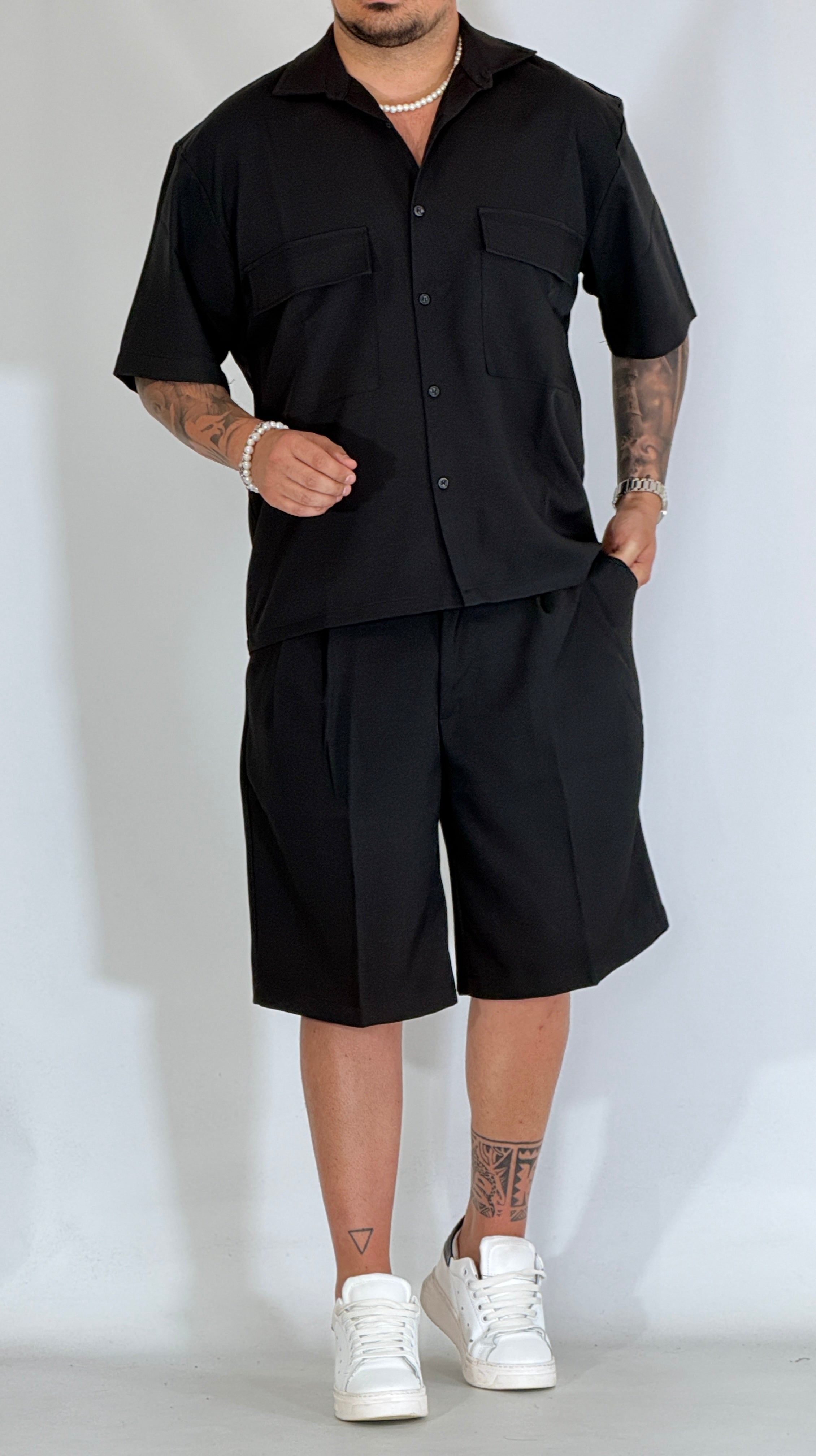 Fifth· Coordinato fiammato nero