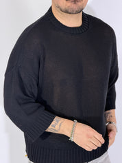 Aruba · girocollo cropped nero
