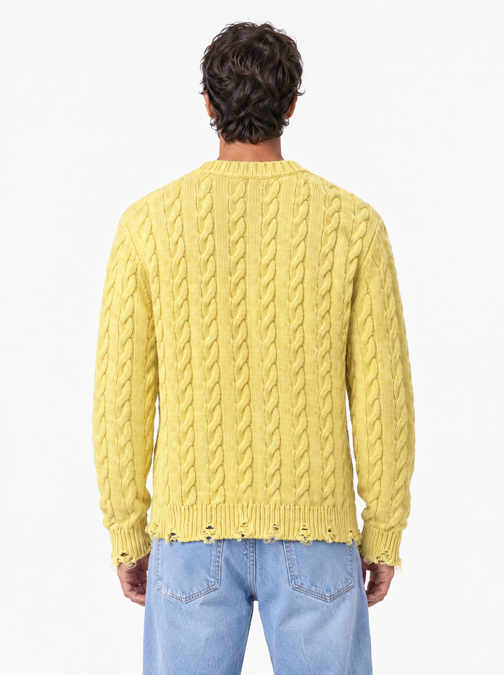 POLI BRAID Girocollo a treccia paglino
