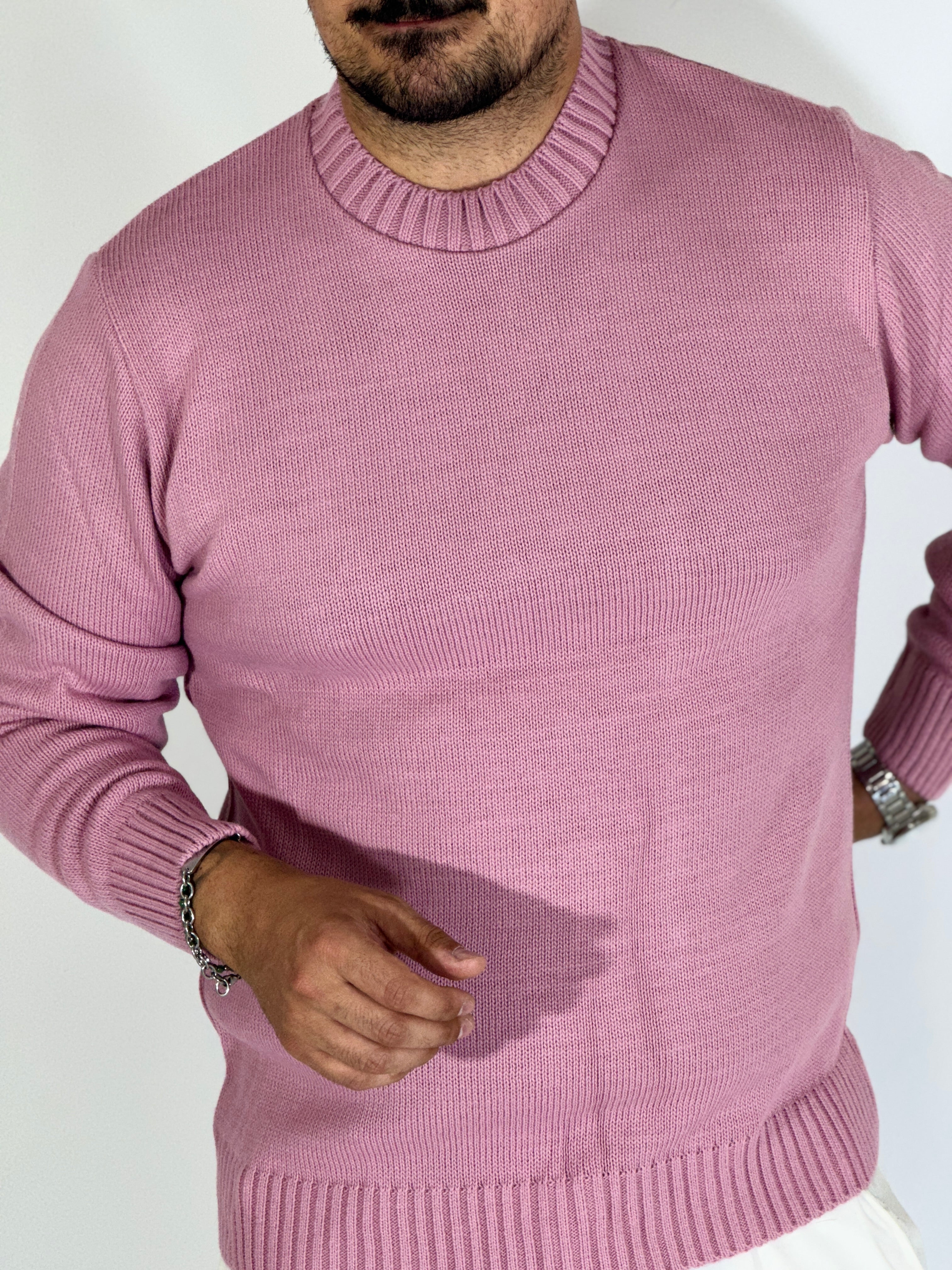 Girocollo basic cipria AD25161