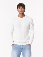 Maglia tramata bianca M897