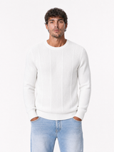 Maglia tramata bianca M897