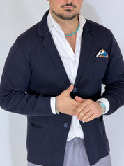 ONE · Cardigan giacca blu