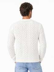 PORTADA Maglia tramata panna