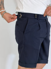 Bermuda con fibbie blu LA PLAZ
