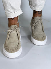 Mocassino casual camoscio beige N73