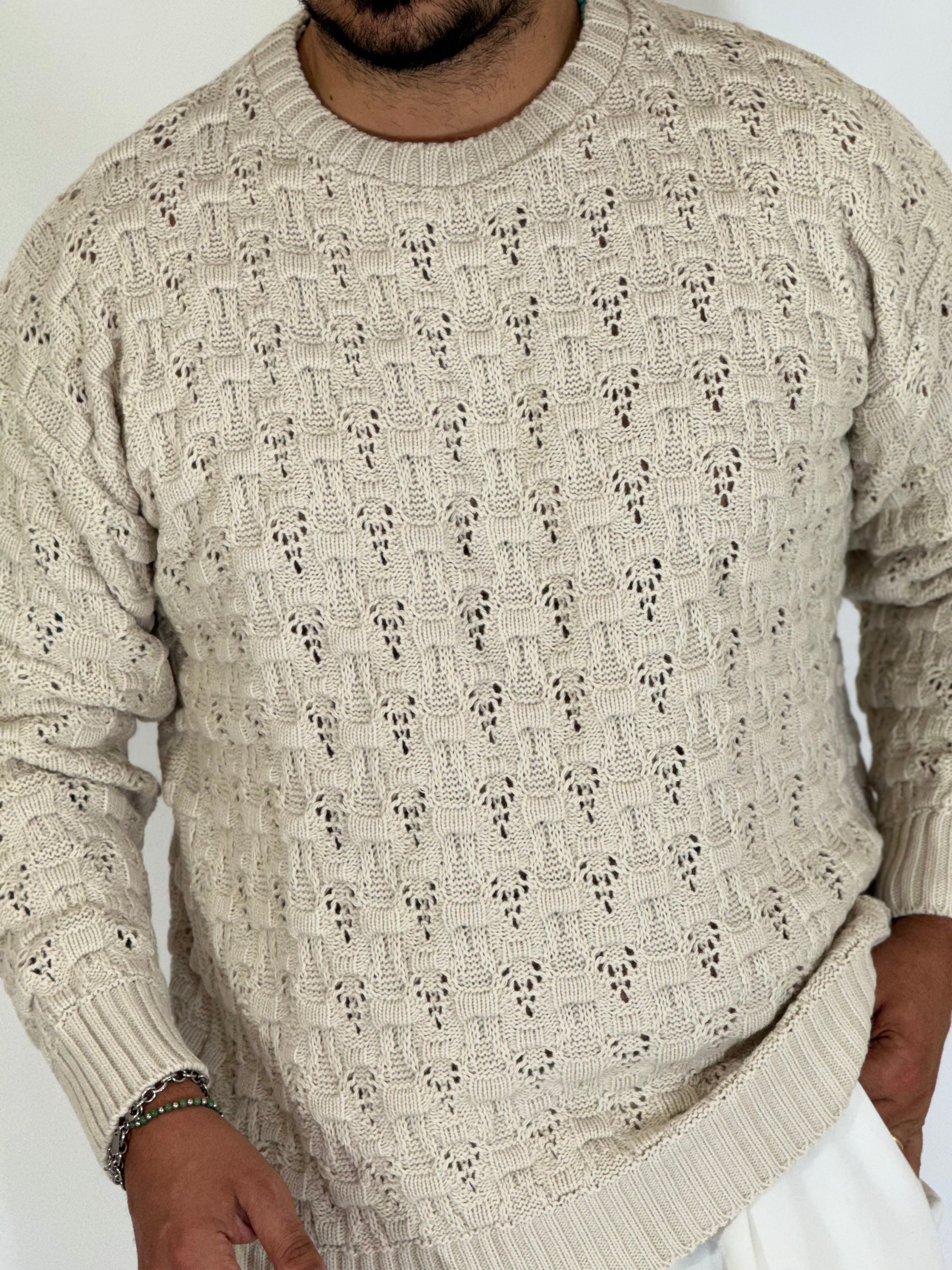 Maglione sabbia AUSTIN