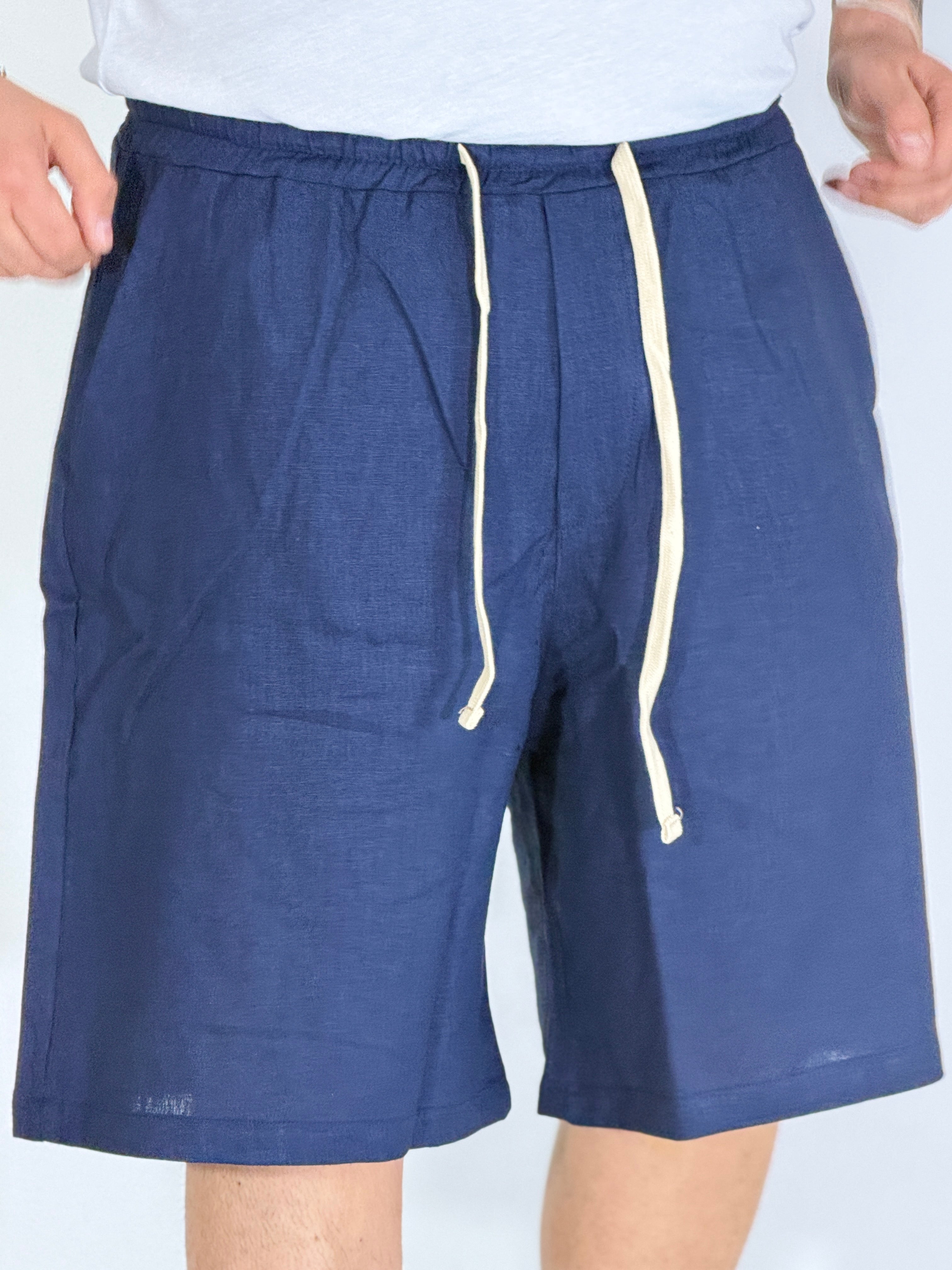Bermuda lino blu CHILL