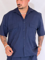 Fifth· Coordinato fiammato blu