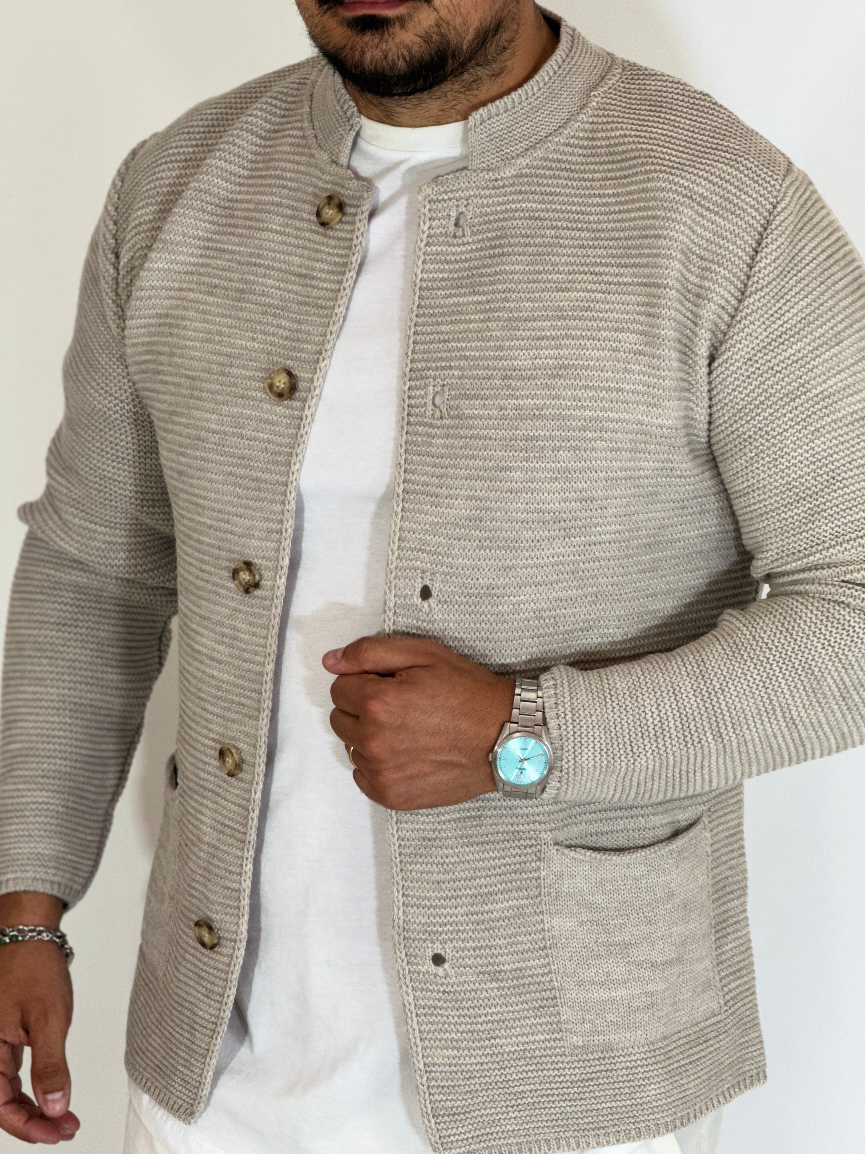 Cardigan coreano beige BK77007