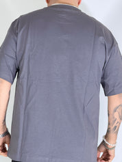 T-Shirt over basic dark grey L814901