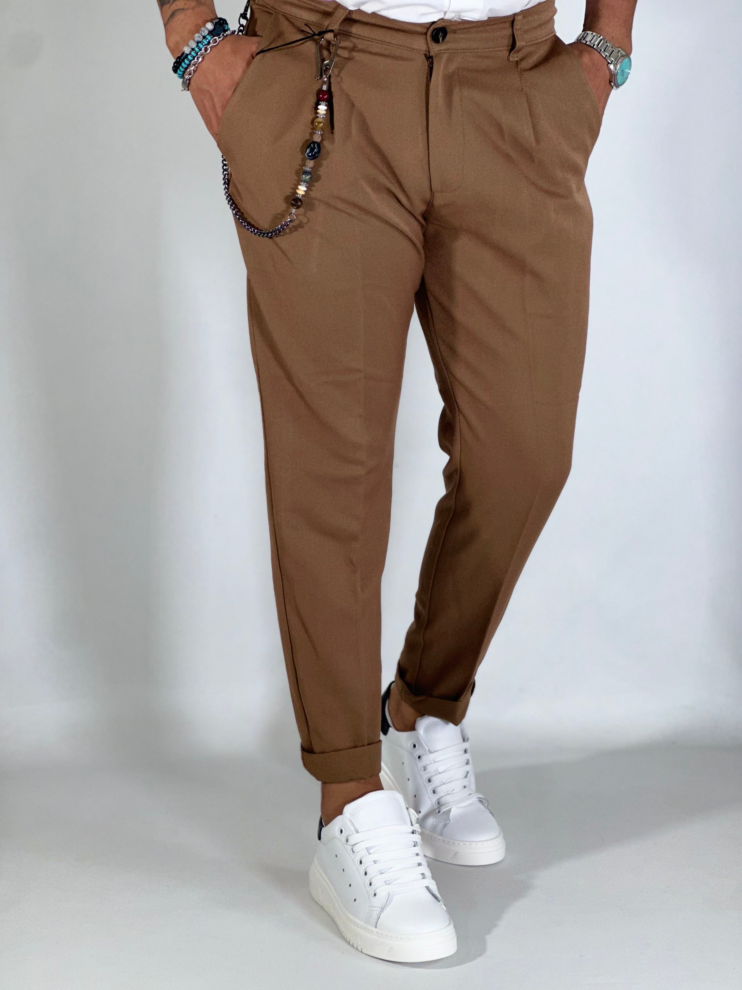 Pantalone cammello AG60