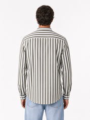 FORLI Camicia rigata moro