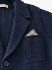PARKER cardigan pochette blu