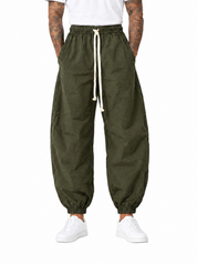 Pantalaccio con molla balloon fit verde DC19209