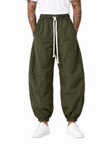 Pantalaccio con molla balloon fit verde DC19209
