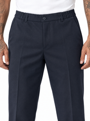 COMPTON Pantalone palazzo blu