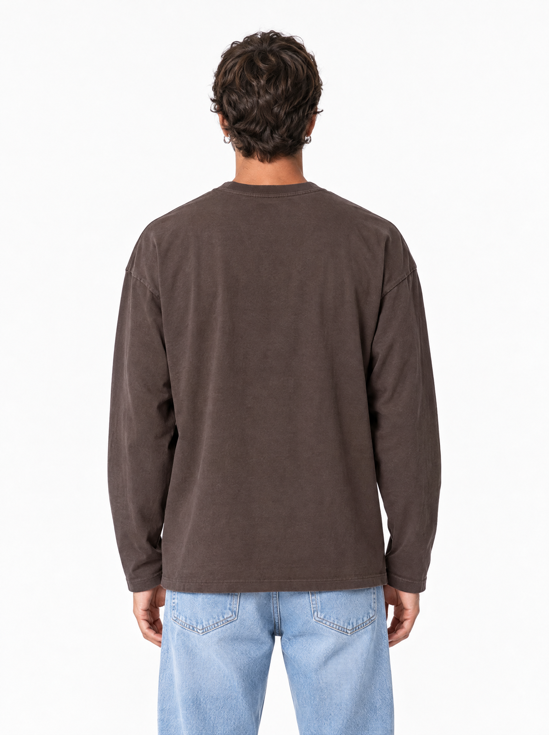 YAMAL Maglia long sleeve tortora