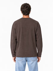 YAMAL Maglia long sleeve tortora