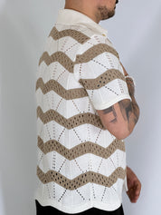 Etnia · Cardigan panna/sabbia