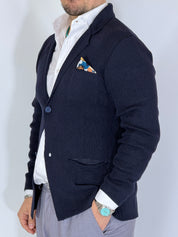 ONE · Cardigan giacca blu