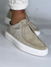 Mocassino casual camoscio beige N73