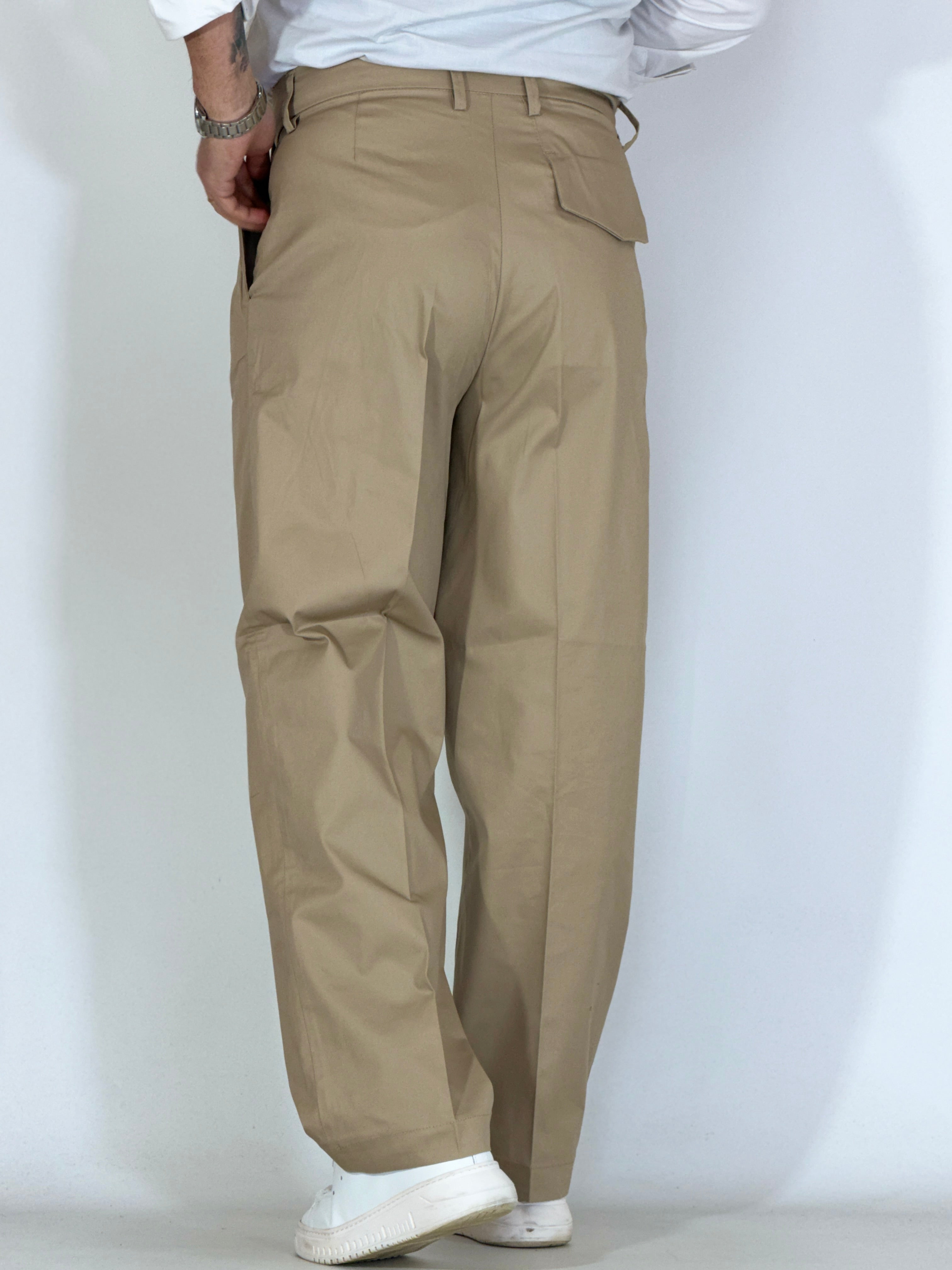 Eden · Pantalone palazzo beige
