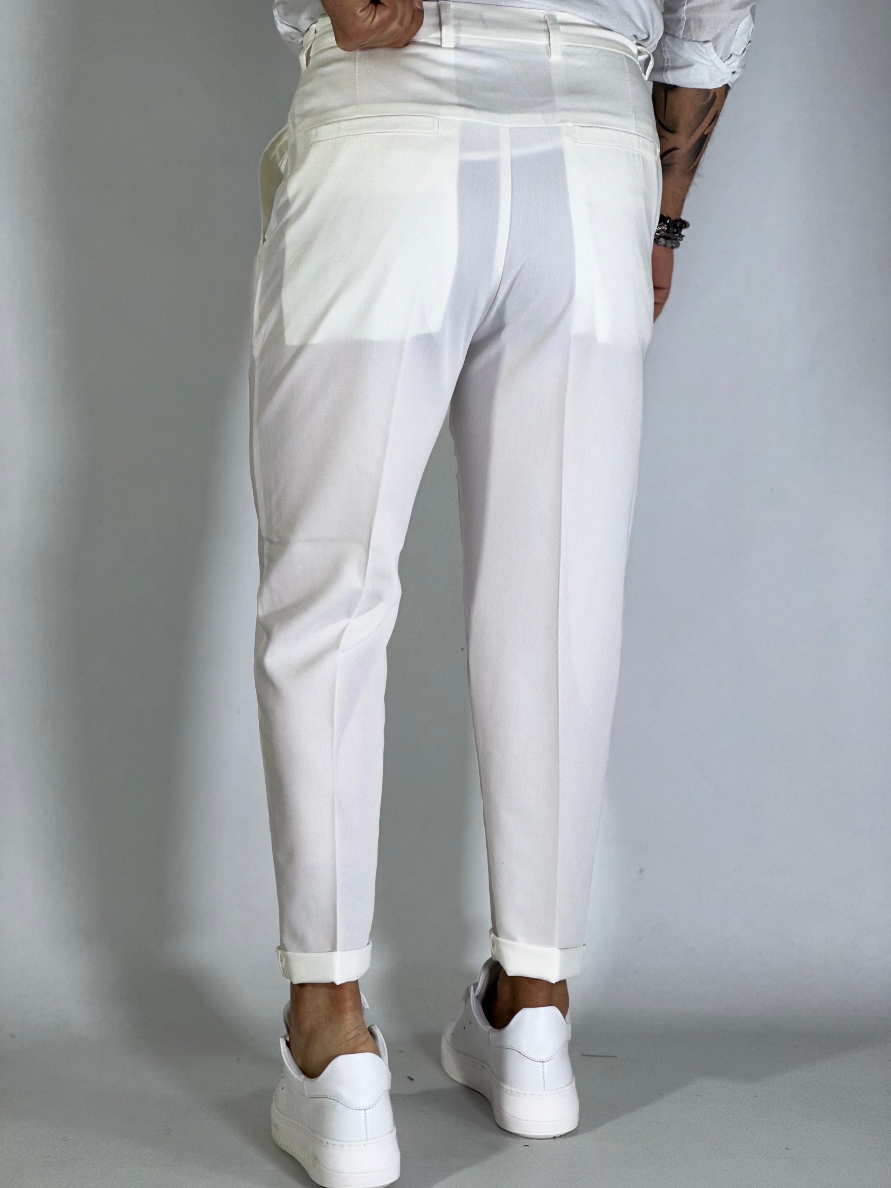 Pantalone elegante bianco GI206
