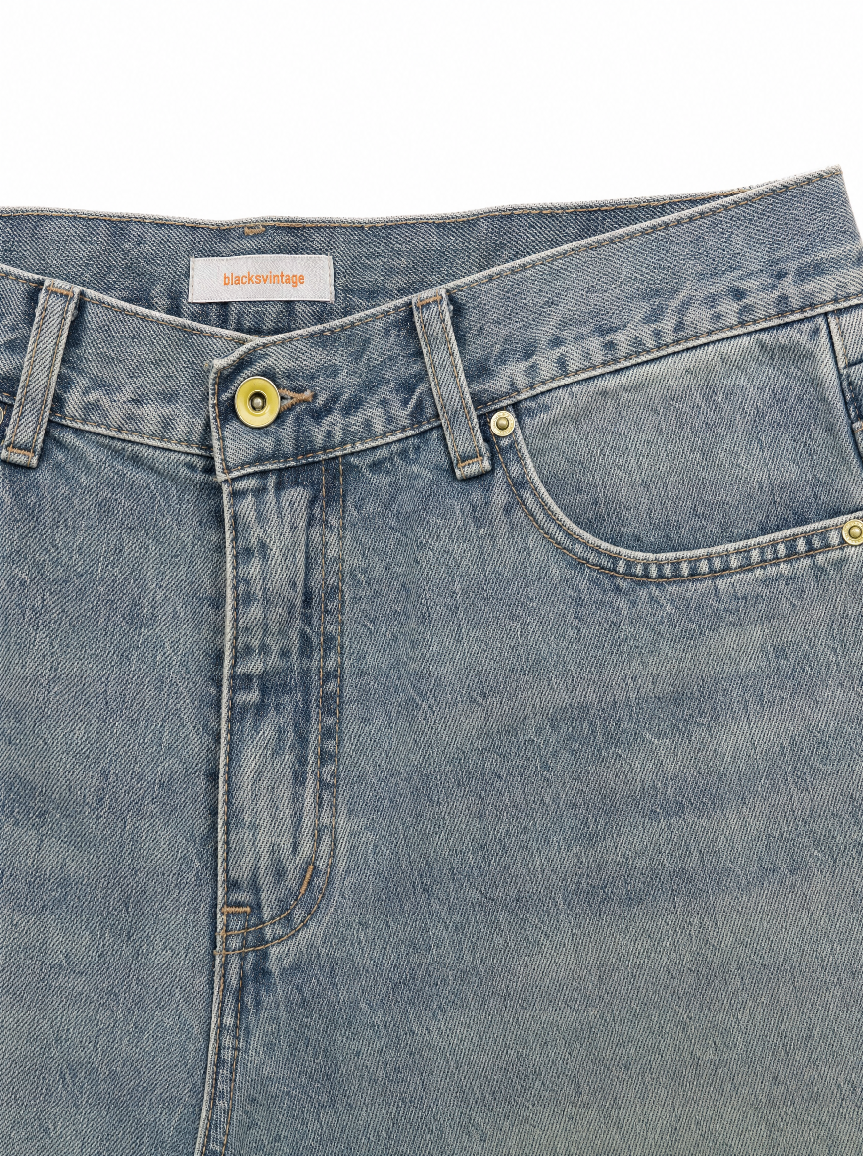 SARADA jeans baggy fit sabbiato