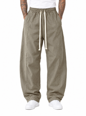 Pantalaccio oversize tortora AD202501
