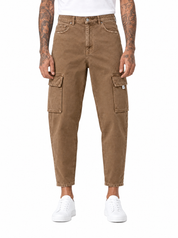 SOLARIS Pantalone cargo beige