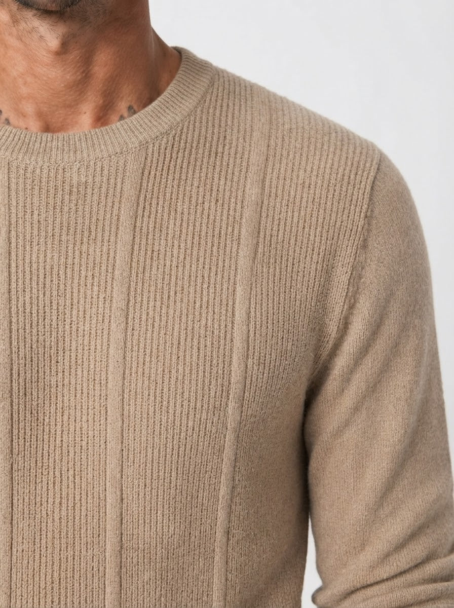 Maglia tramata apricot M897