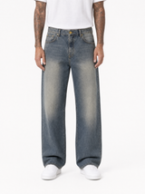 SARADA jeans baggy fit sabbiato