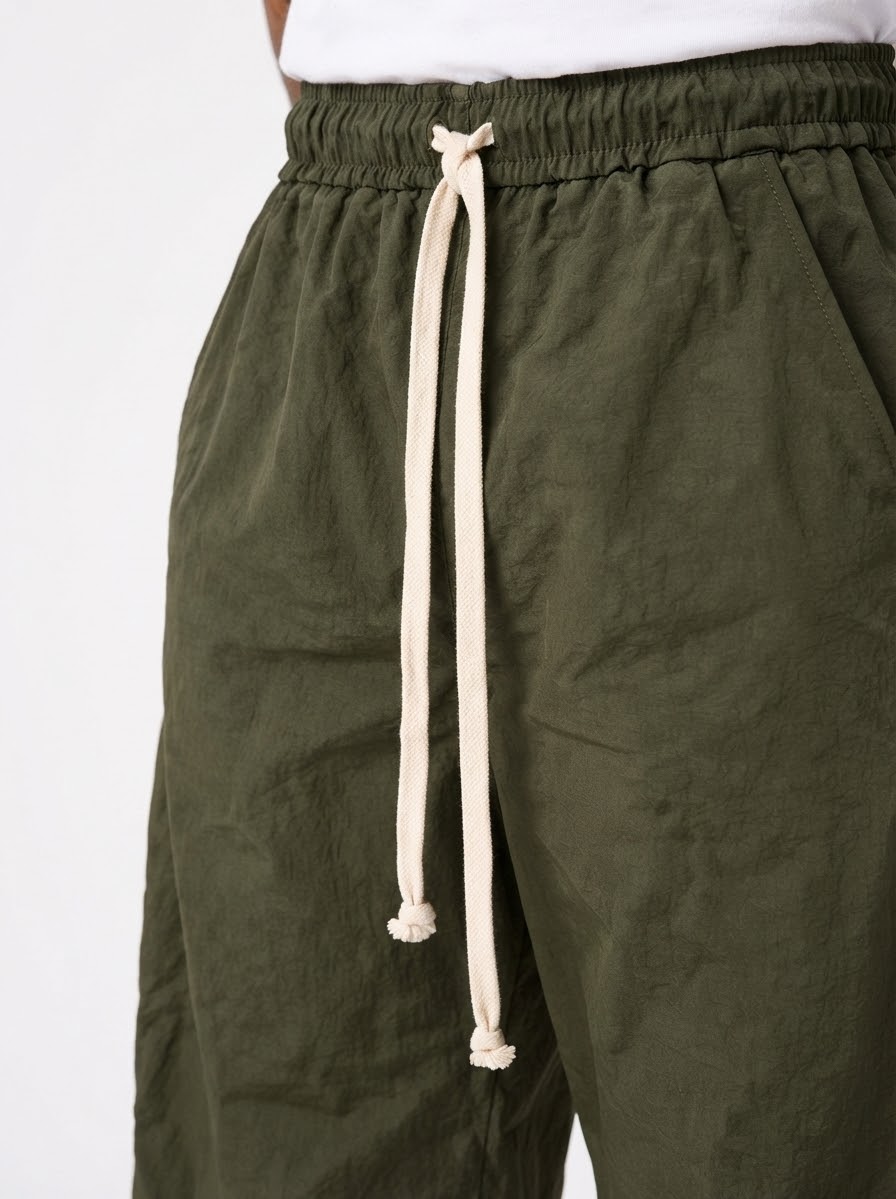 Pantalaccio con molla balloon fit verde DC19209
