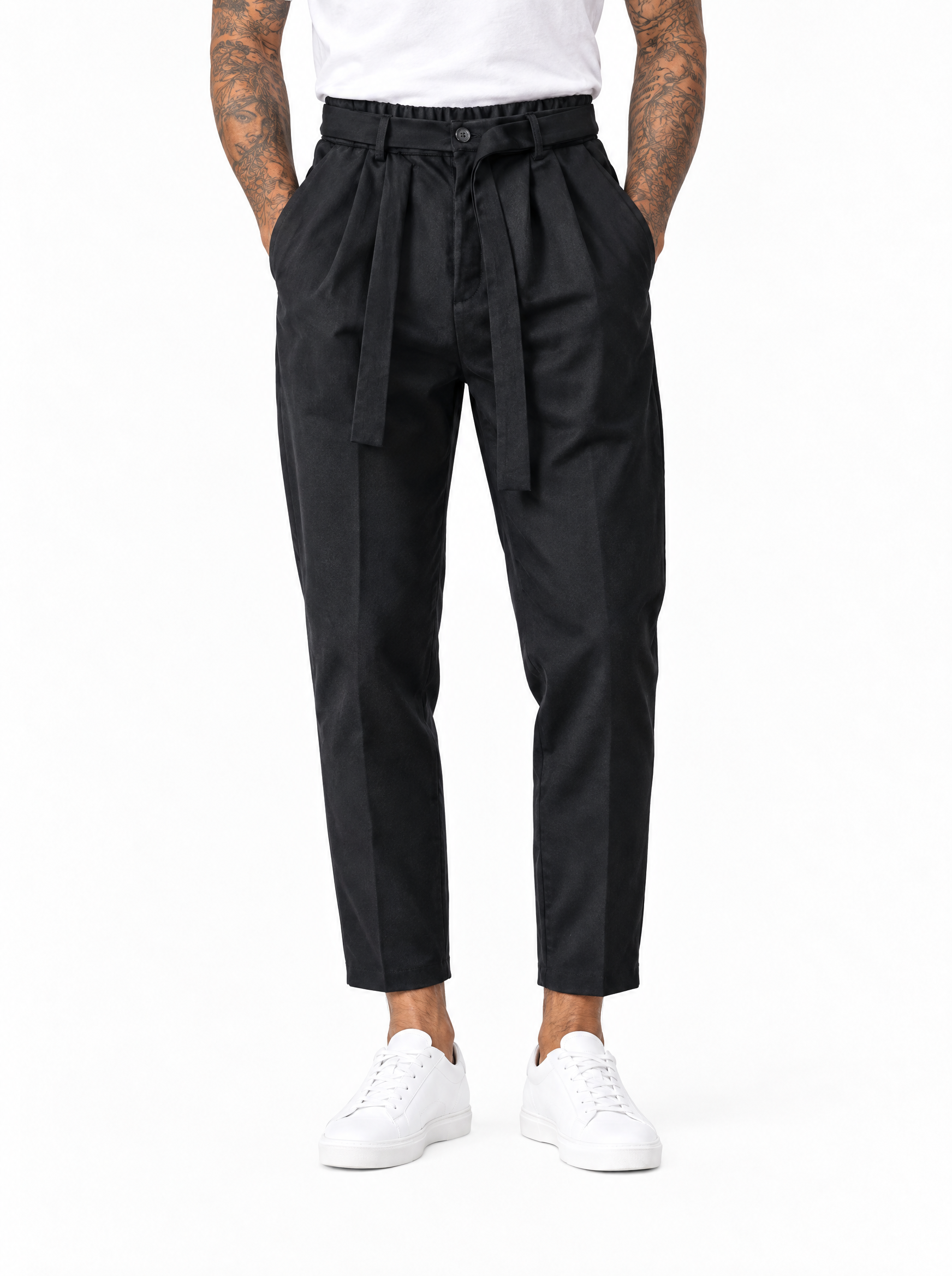 SCIROCCO Pantalone japan nero
