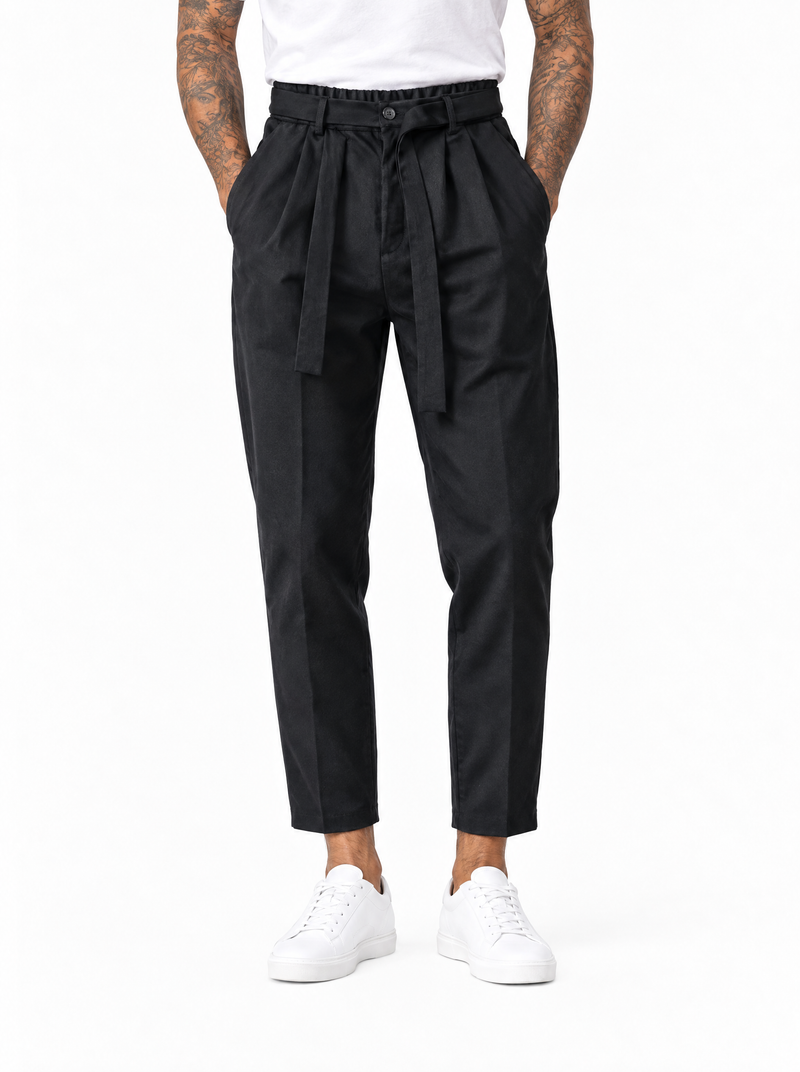 SCIROCCO Pantalone japan nero