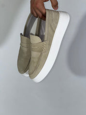 Mocassino casual camoscio BEIGE DR801
