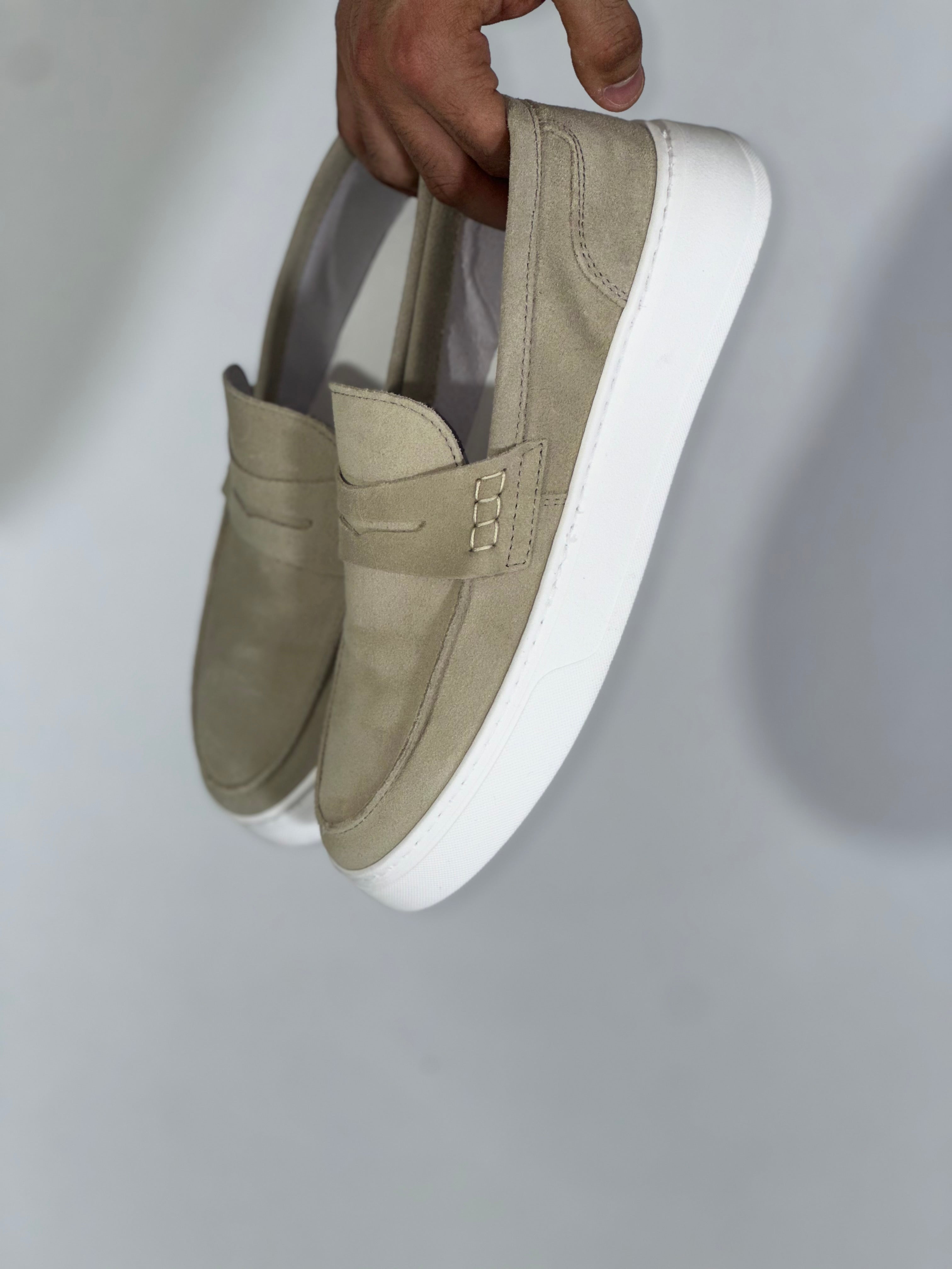 Mocassino casual camoscio BEIGE DR801
