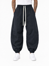 Pantalaccio con molla balloon fit nero DC19209