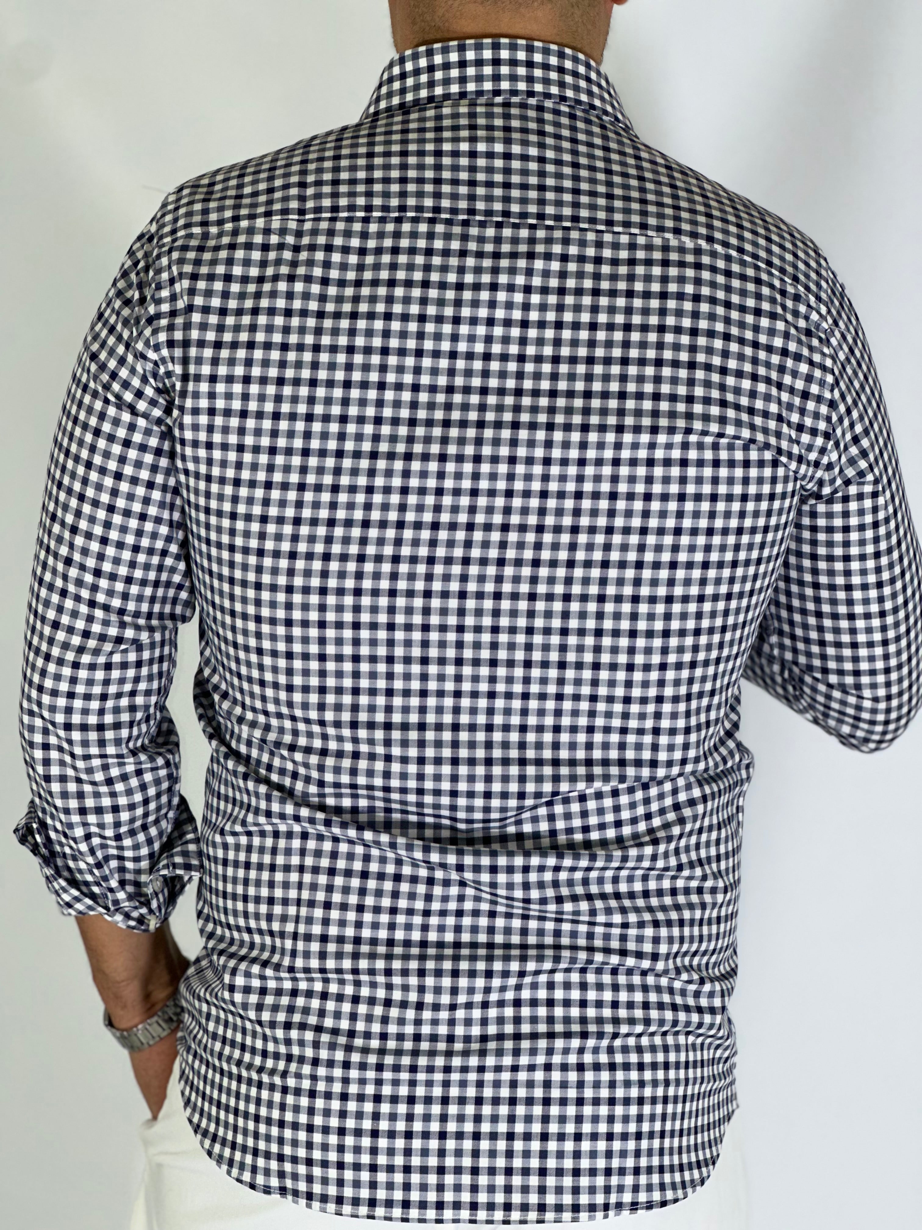 Camicia MIGLIACCIO blu/grigio EVEREST