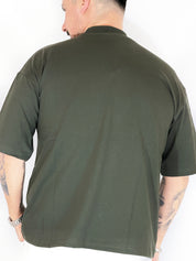Louvre · t-shirt cropped militare