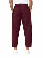 QUENTIN Pantalaccio japan con pinces bordò