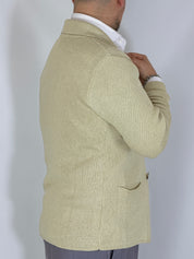 ONE · Cardigan giacca sabbia