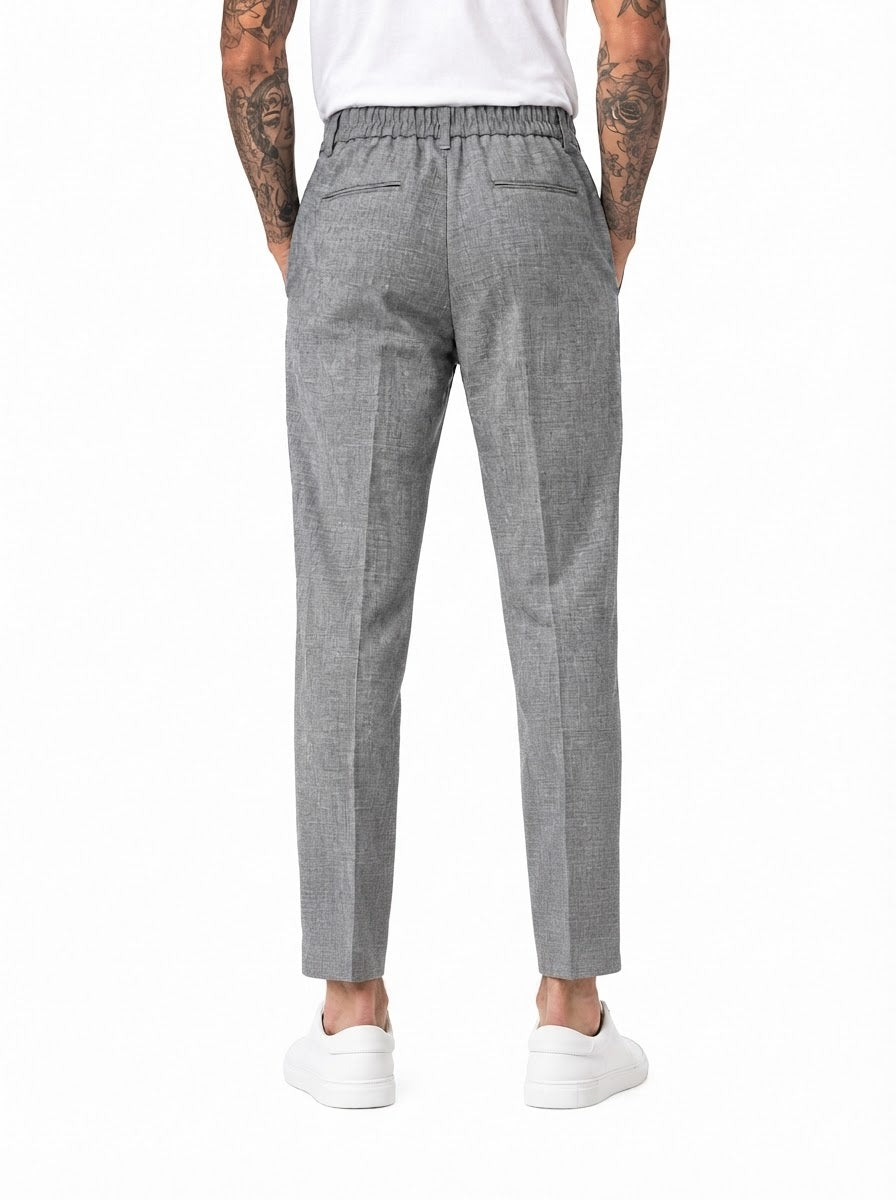 CENTAURO Pantalone fiammato grigio
