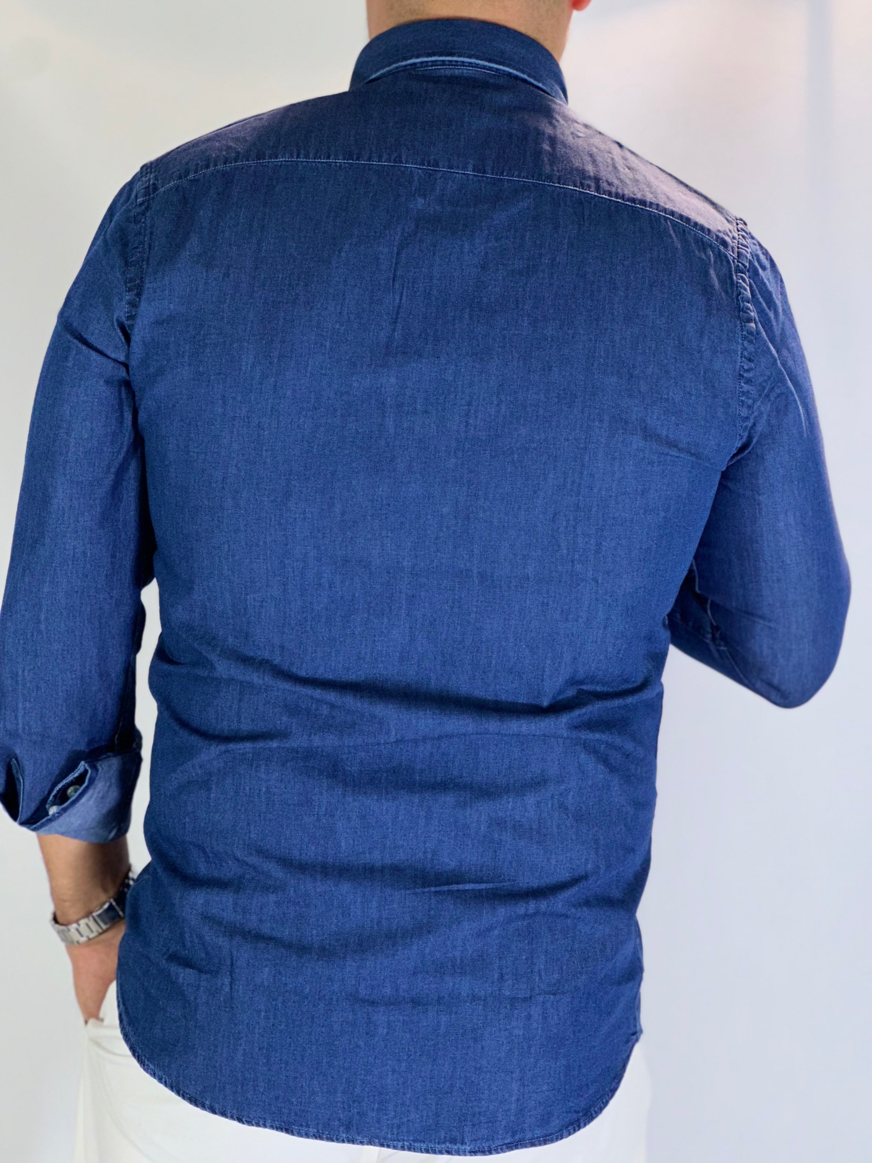 Camicia jeans scuro MIGLIACCIO