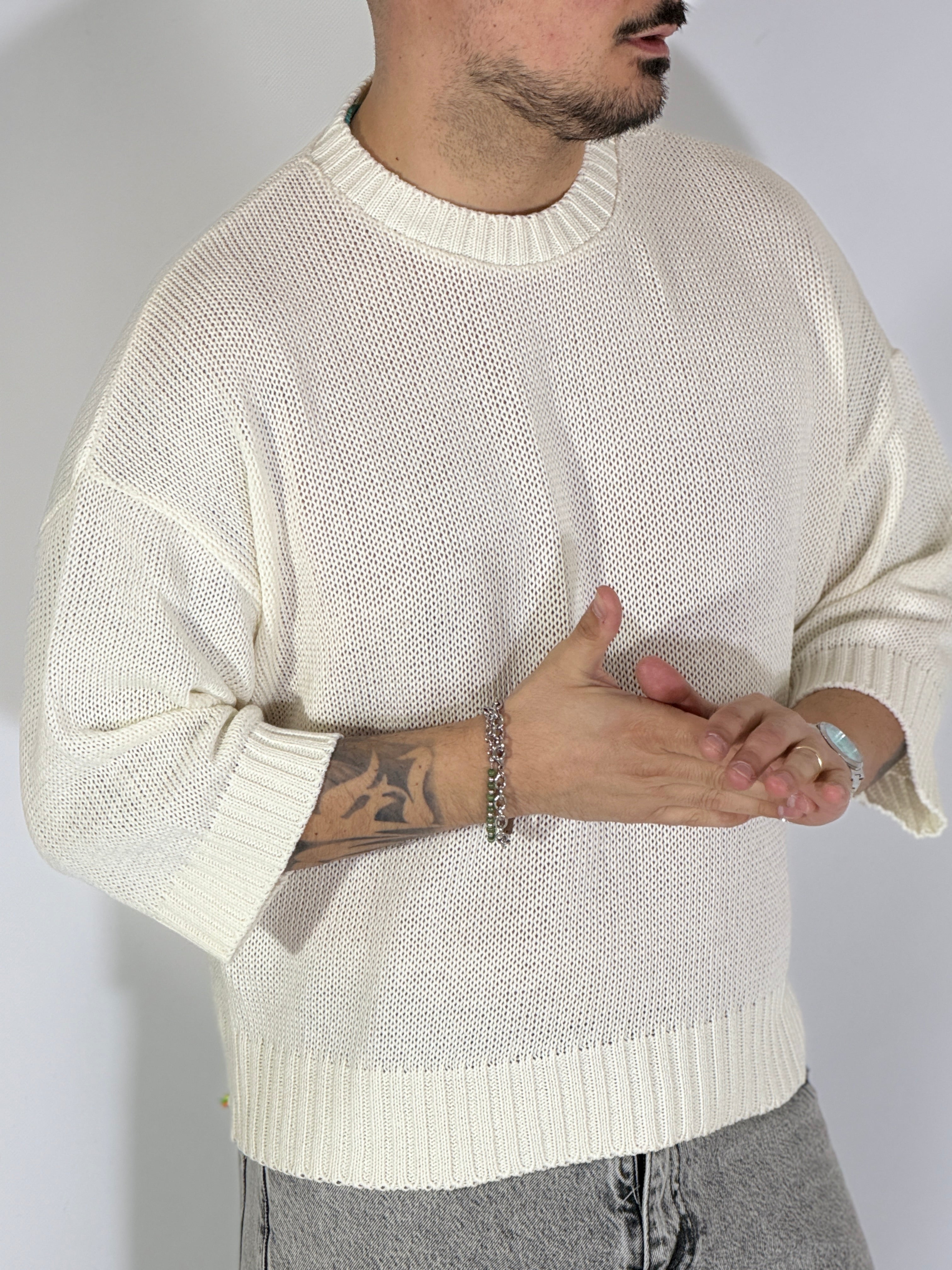 Aruba · girocollo cropped naturale