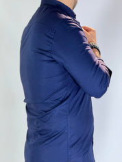 Camicia cotone coreana blu MIGLIACCIO